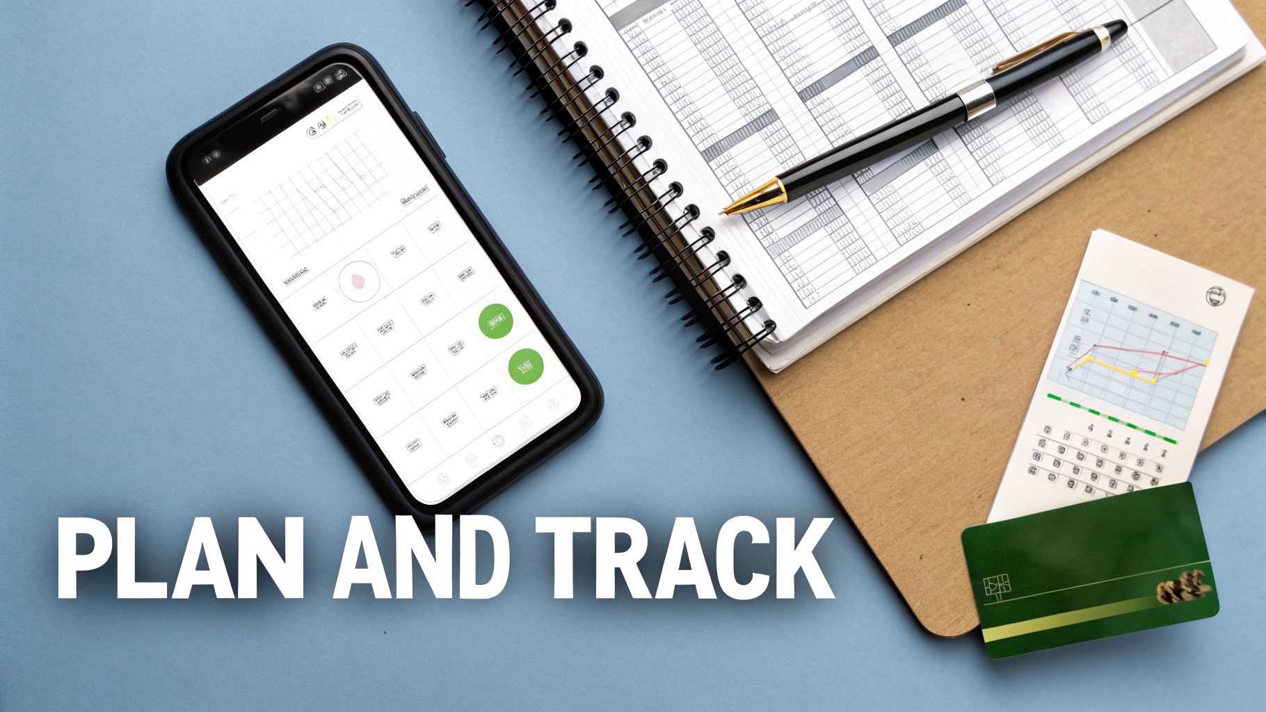 A person diligently organising receipts and financial documents at a desk, planning for the next tax year.