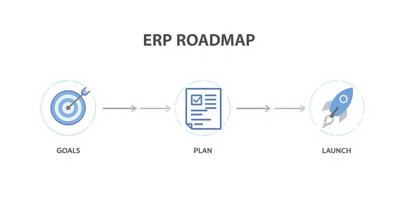 Infographic about erp in finance
