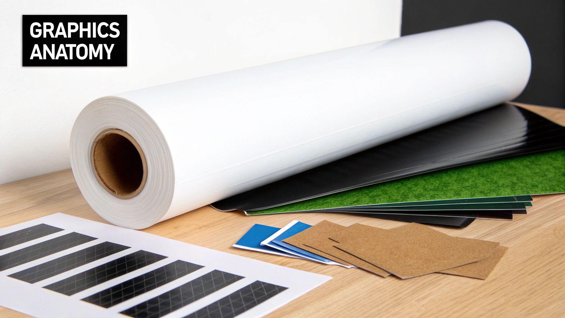 Close-up of a vibrant, high-quality dirt bike sticker showing texture and gloss.