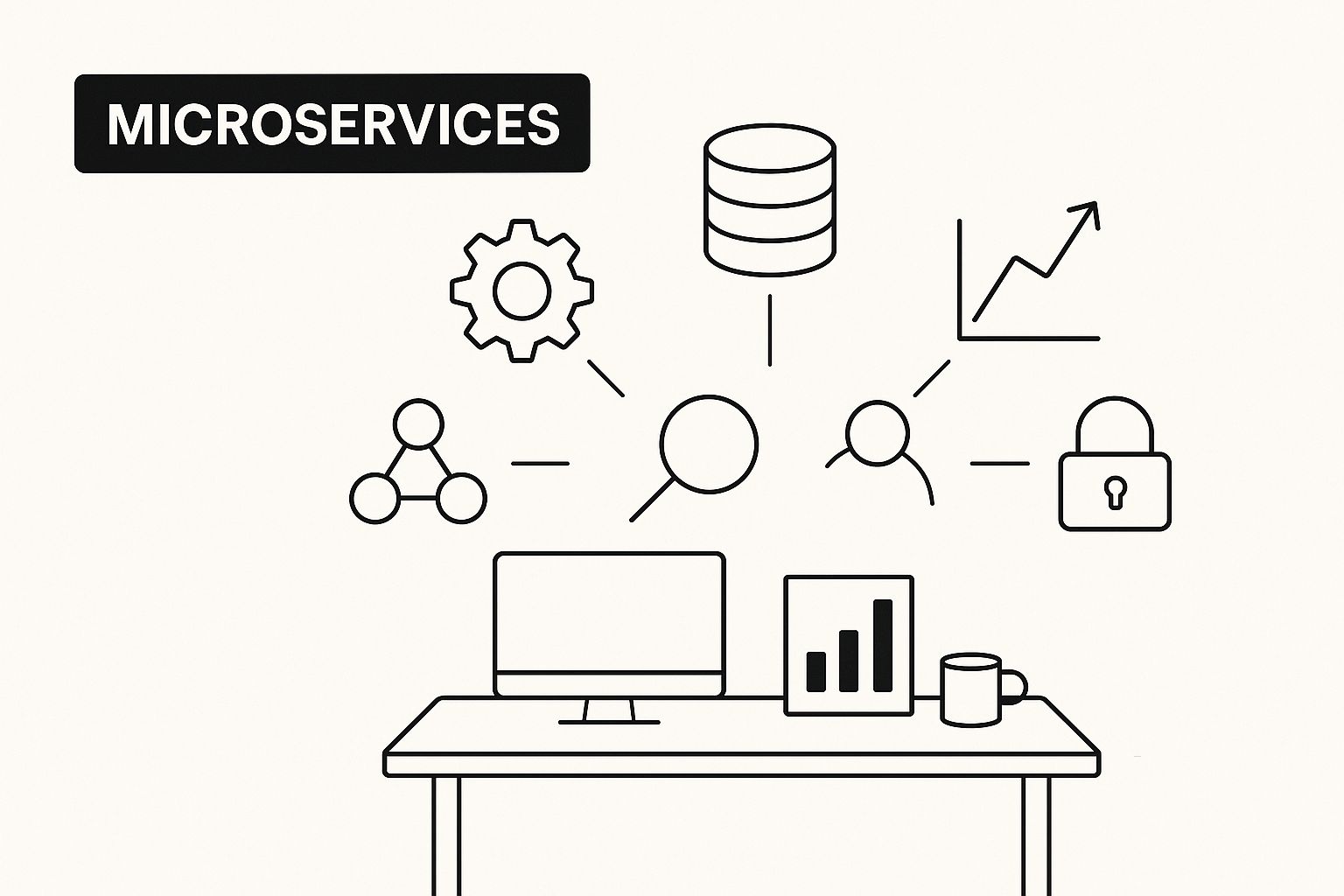 Infographic about scalable software architecture