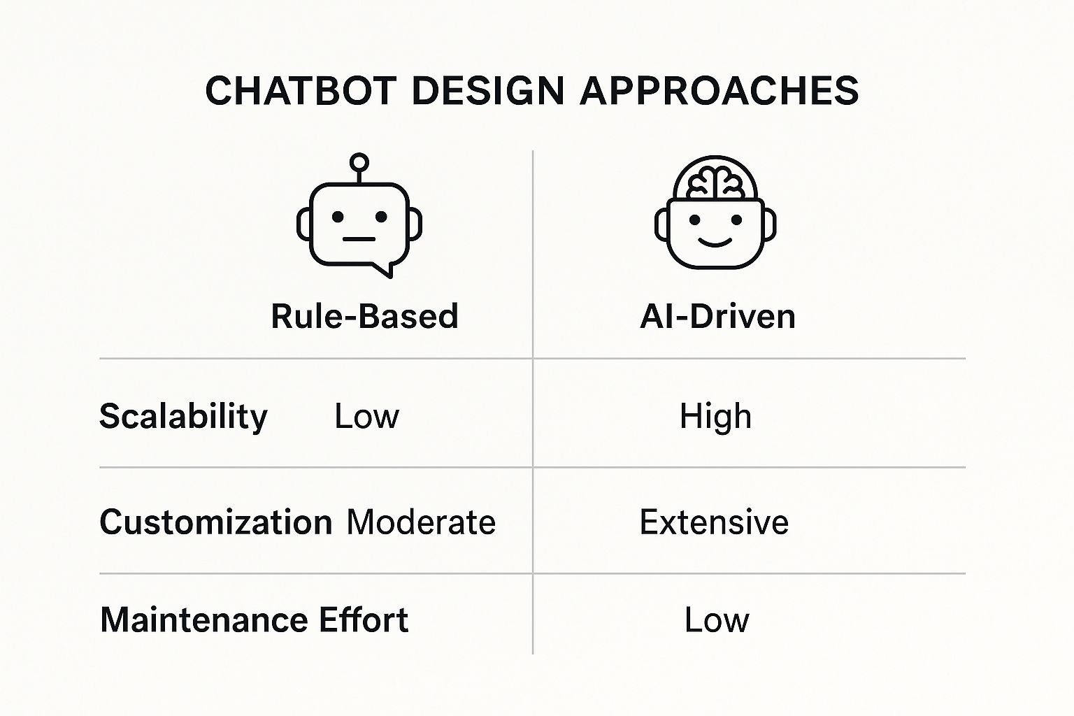 Infographic about chatbot implementation steps