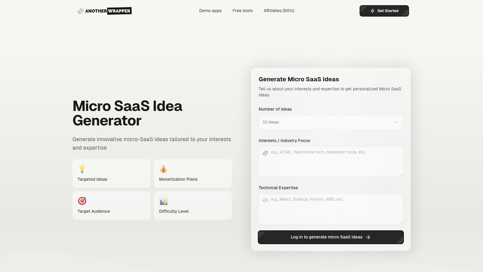 Micro SaaS Idea Generator