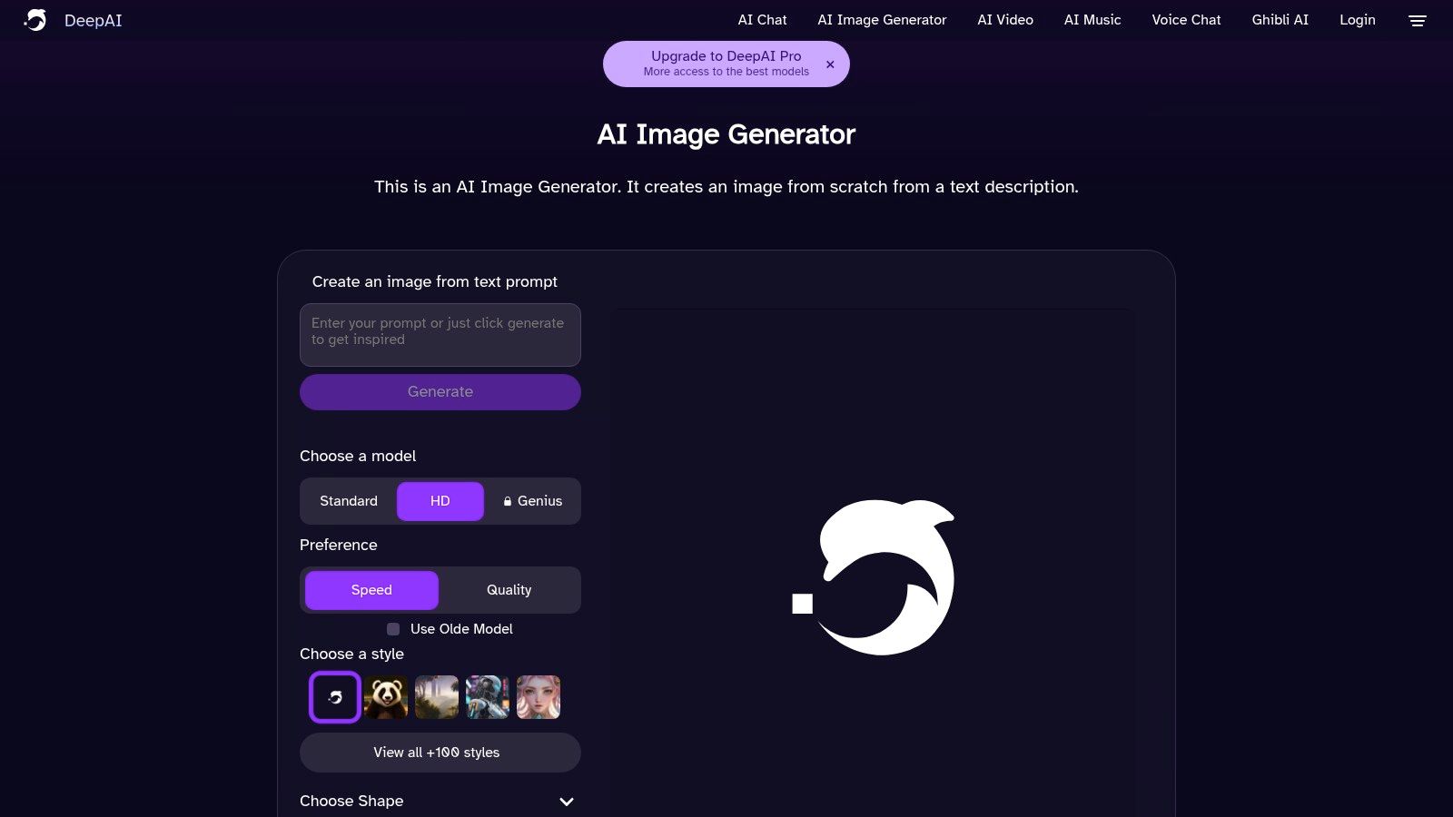 Deepai.org Image Generation API