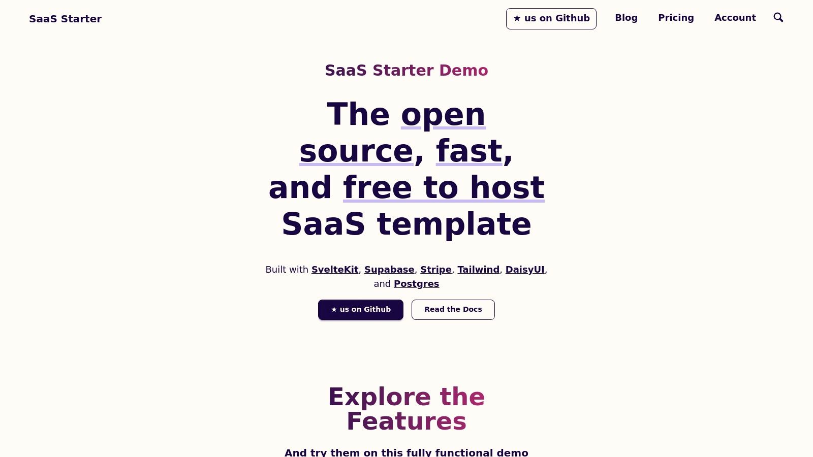 SaaS Starter