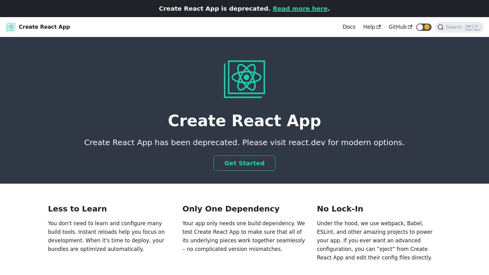 Create React App