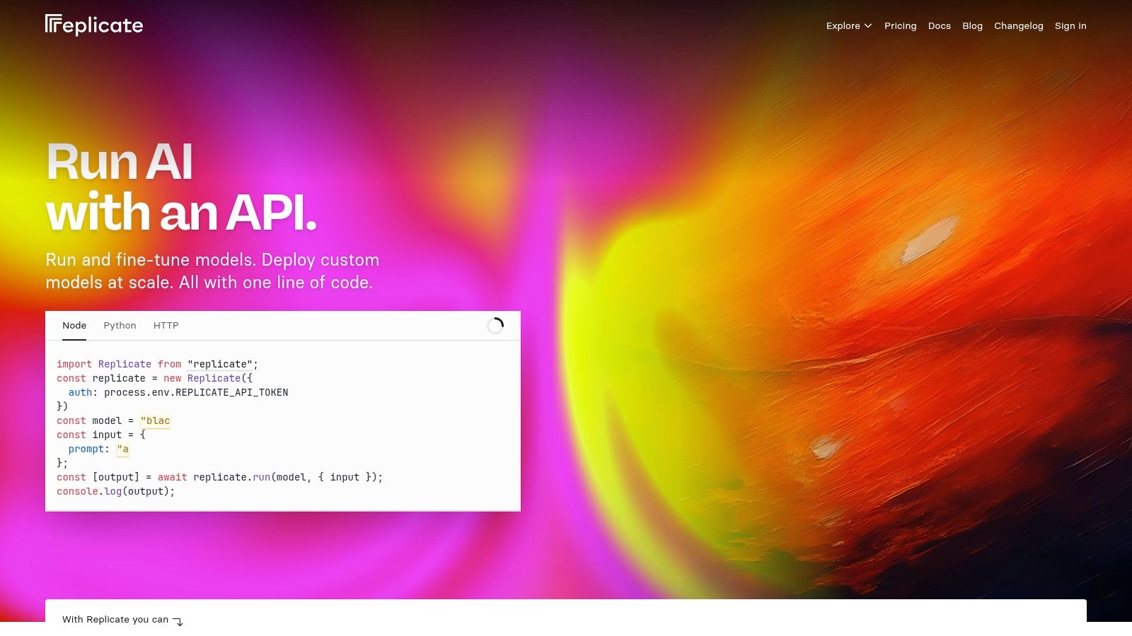 Replicate API