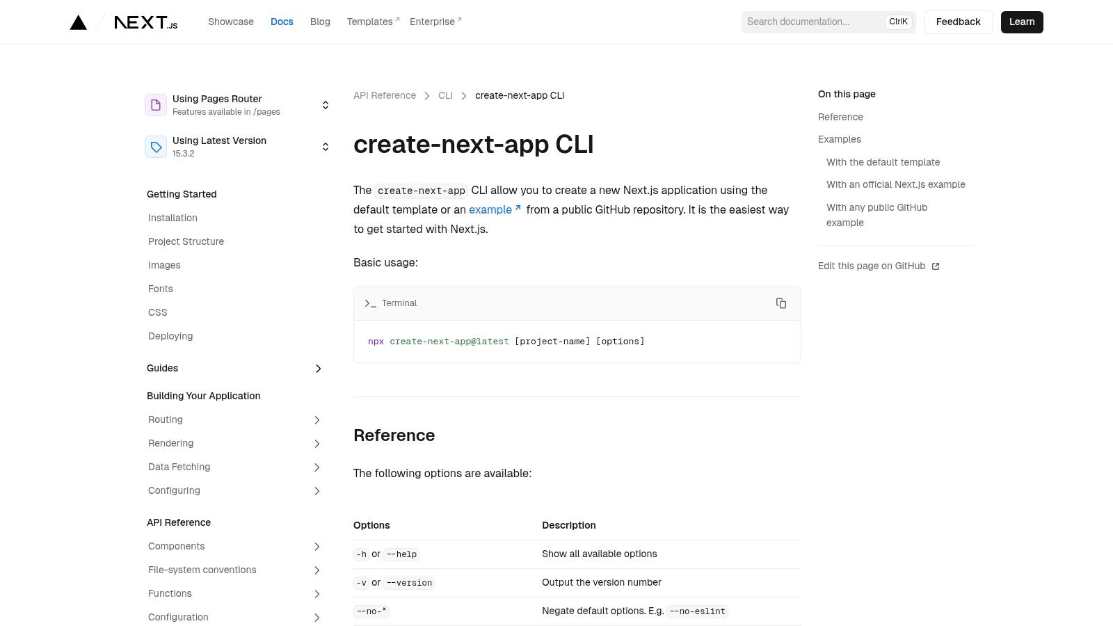 Create Next App