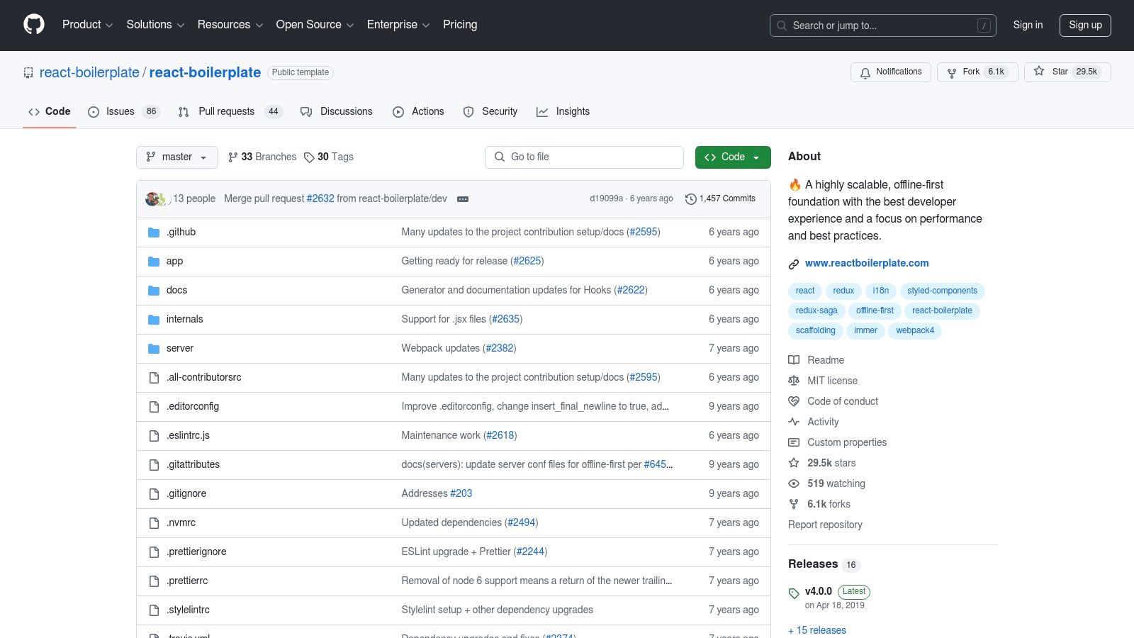 React Boilerplate