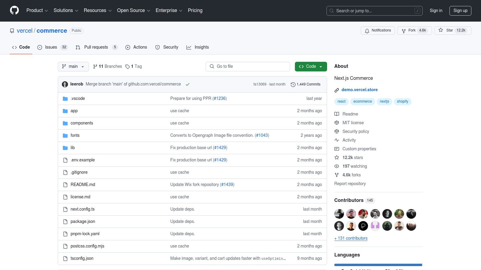 Next.js Commerce