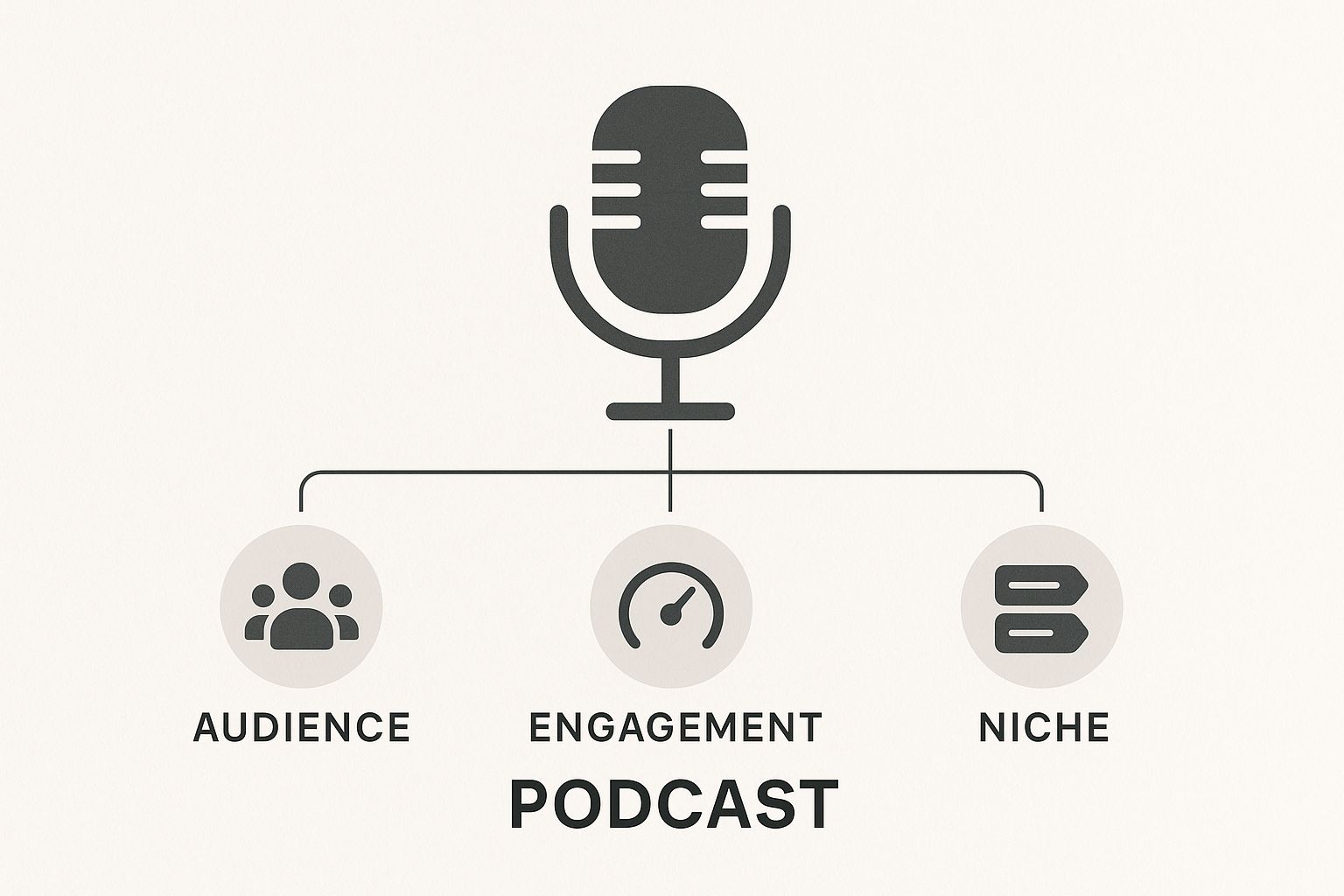Infographic about podcast sponsorship rates
