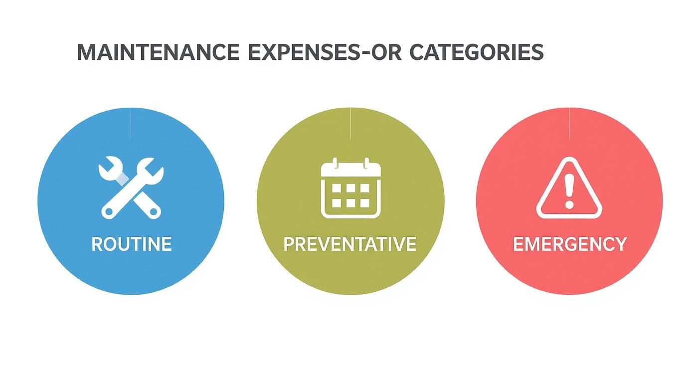 Infographic about rental property maintenance costs