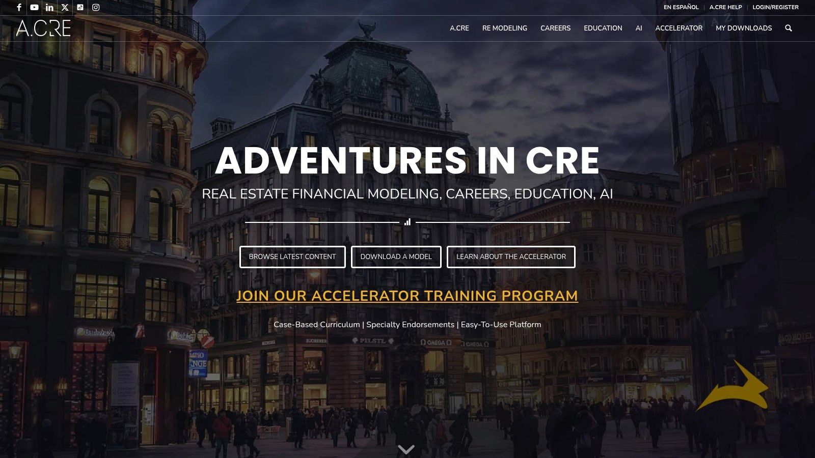 Adventures in CRE (A.CRE) – Excel Underwriting Models