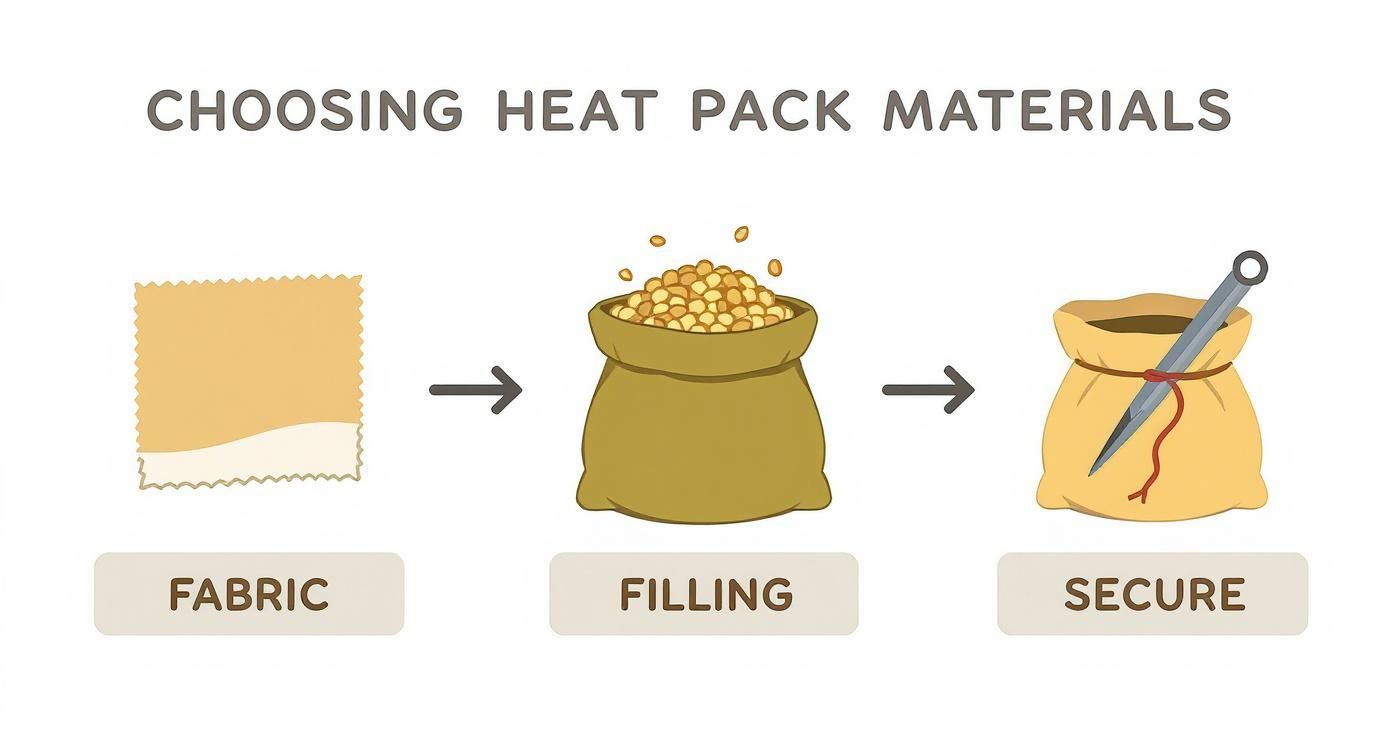 Infographic about diy heat pack