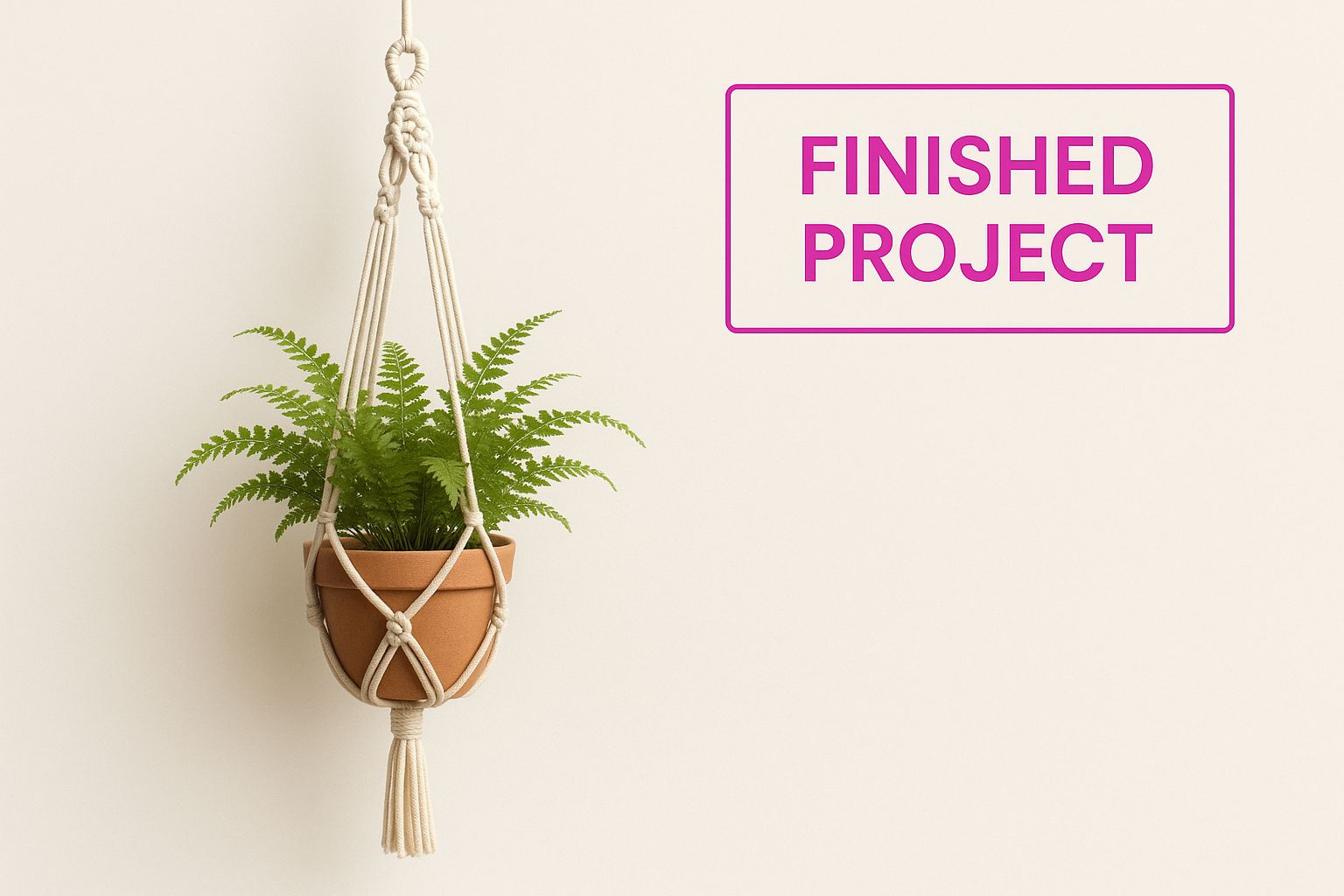 Infographic about makramy jak zrobić