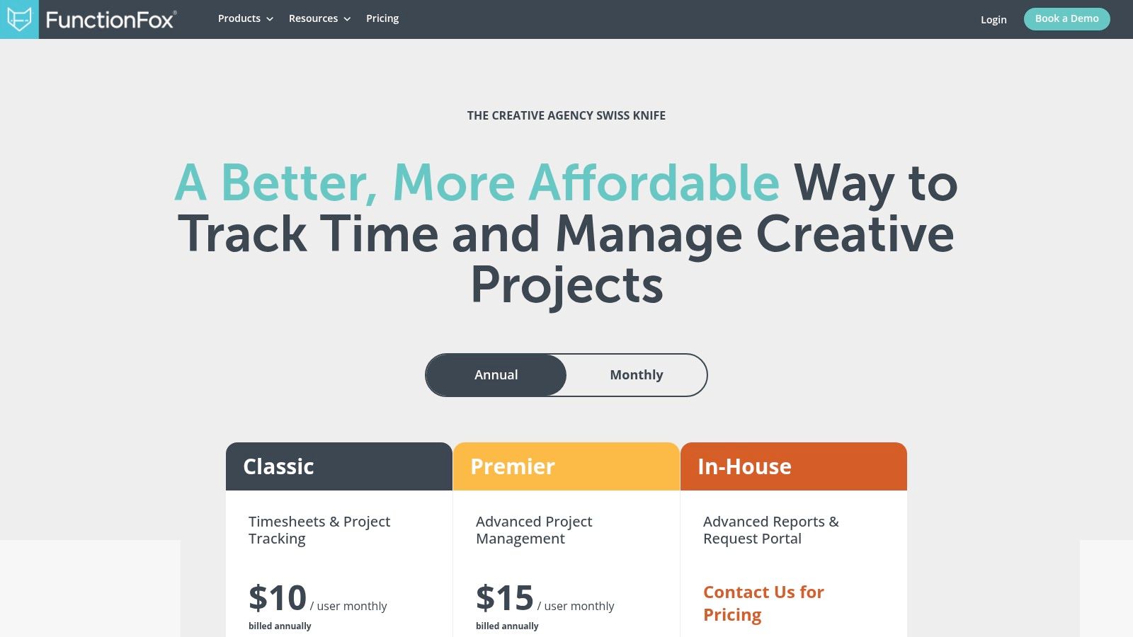 FunctionFox pricing plans