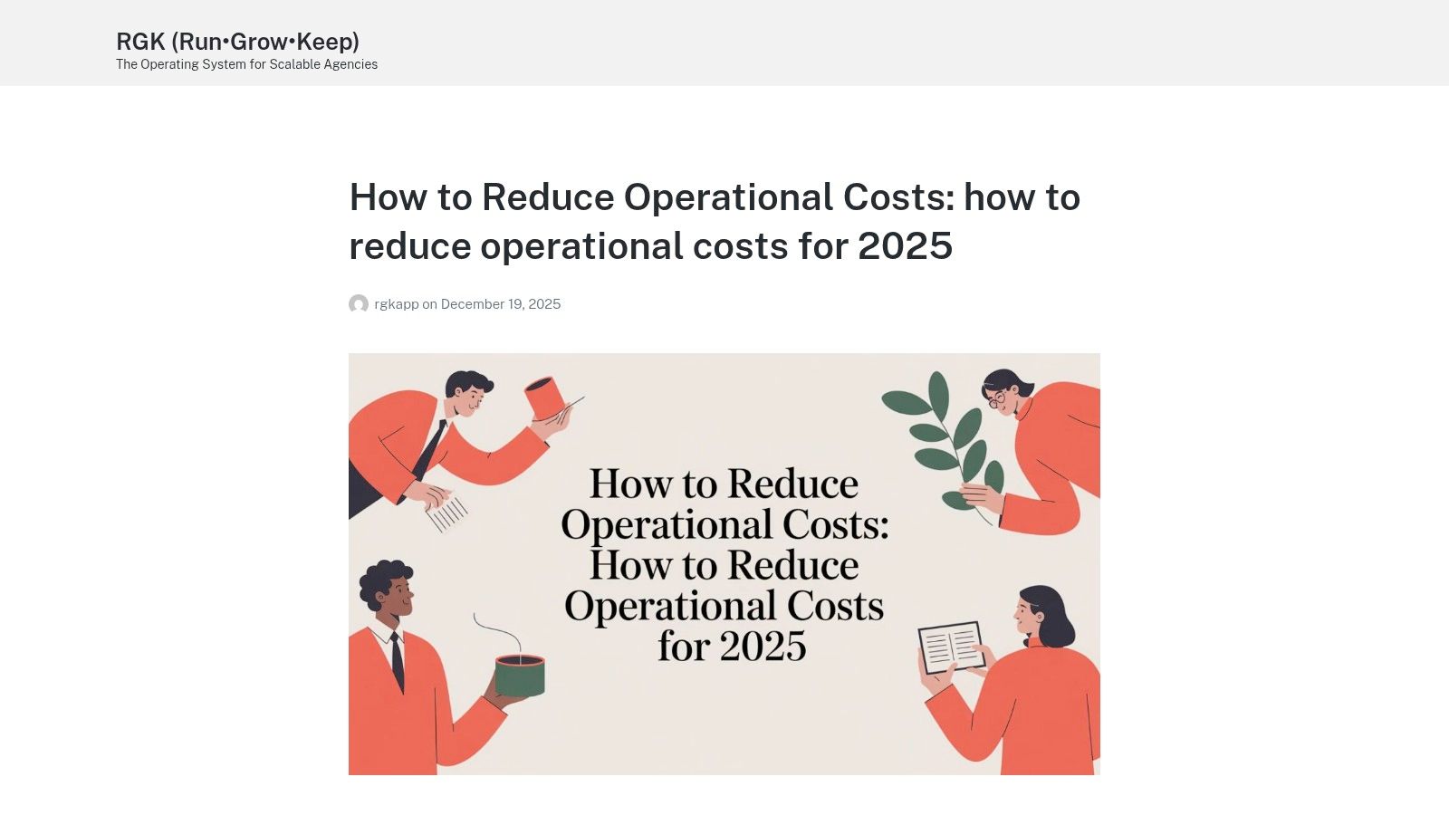 RGK's platform showcasing a dashboard view of operational costs and project data, illustrating its integrated financial and project management capabilities.