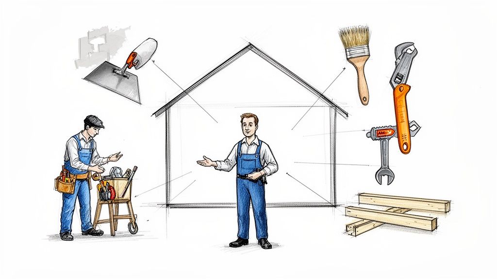 Planning tools for a whole house renovation in Poole.