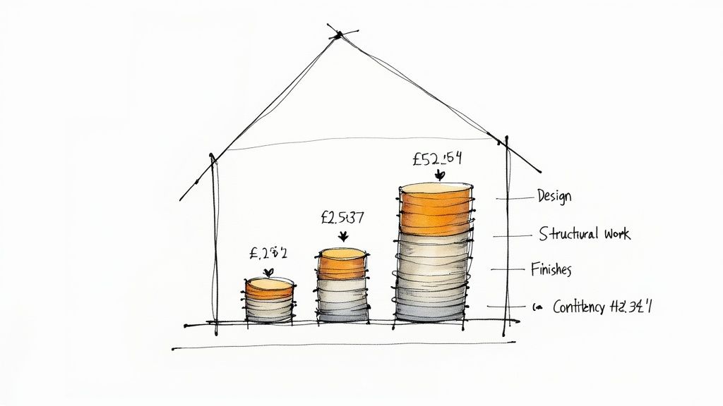 Breakdown of loft conversion costs in Southampton & Highcliffe.