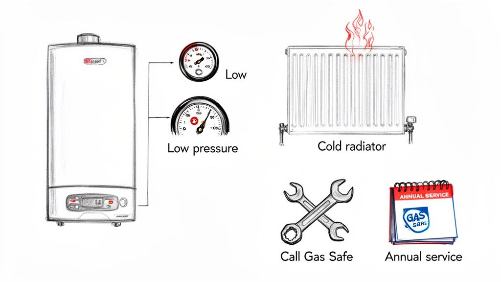 Common combi boiler problems for homeowners in Southampton and Highcliffe