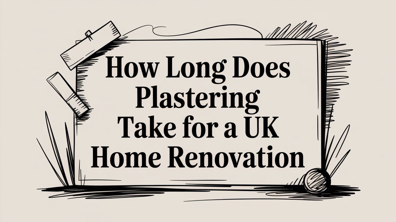How Long Does Plastering Take for a UK Home Renovation