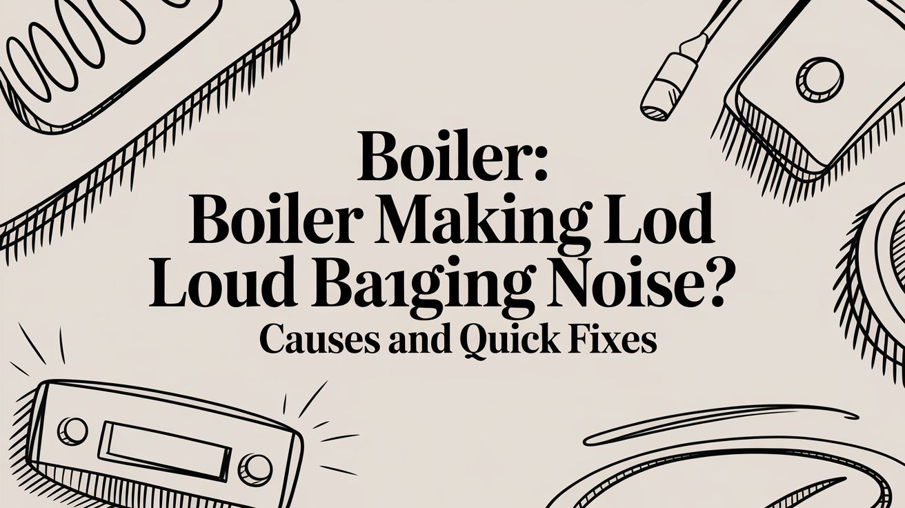 Boiler: boiler making loud banging noise? Causes and Quick Fixes for Homes in Highcliffe, Bournemouth, and Southampton