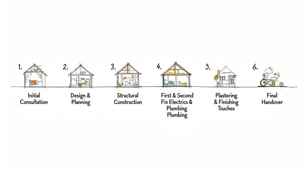 A 6-step guide to the loft conversion process in Christchurch.