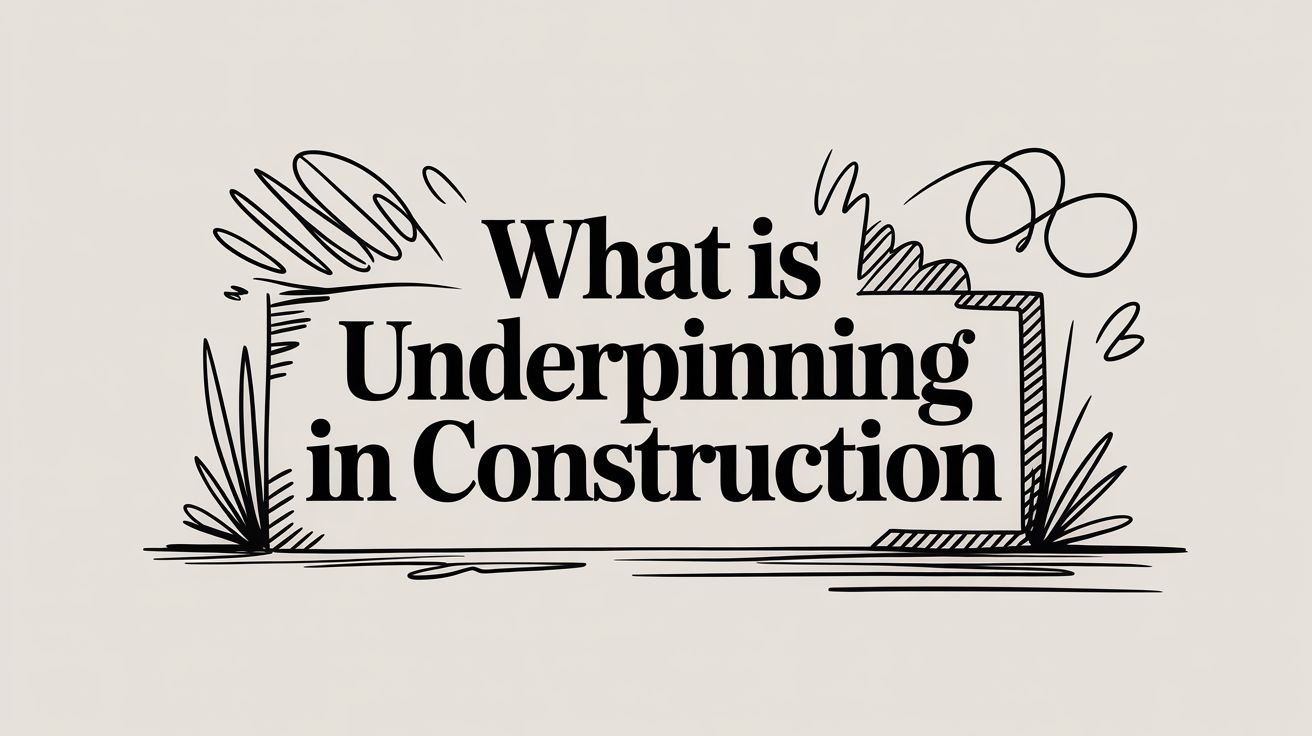 What Is Underpinning in Construction?