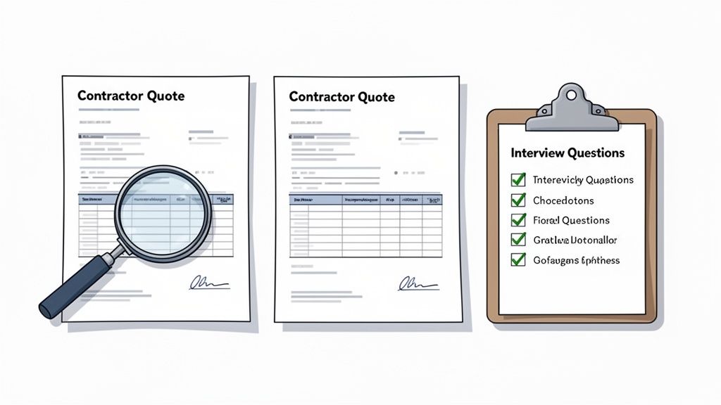 Checking new build contractor documents in Christchurch and Ringwood