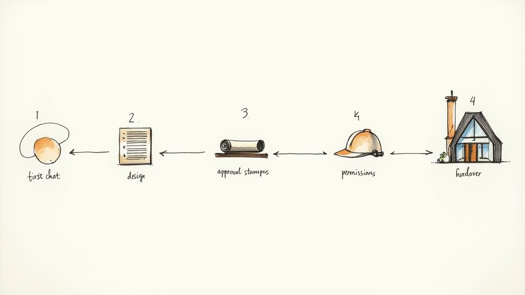 Modern loft bedroom in a Southampton home