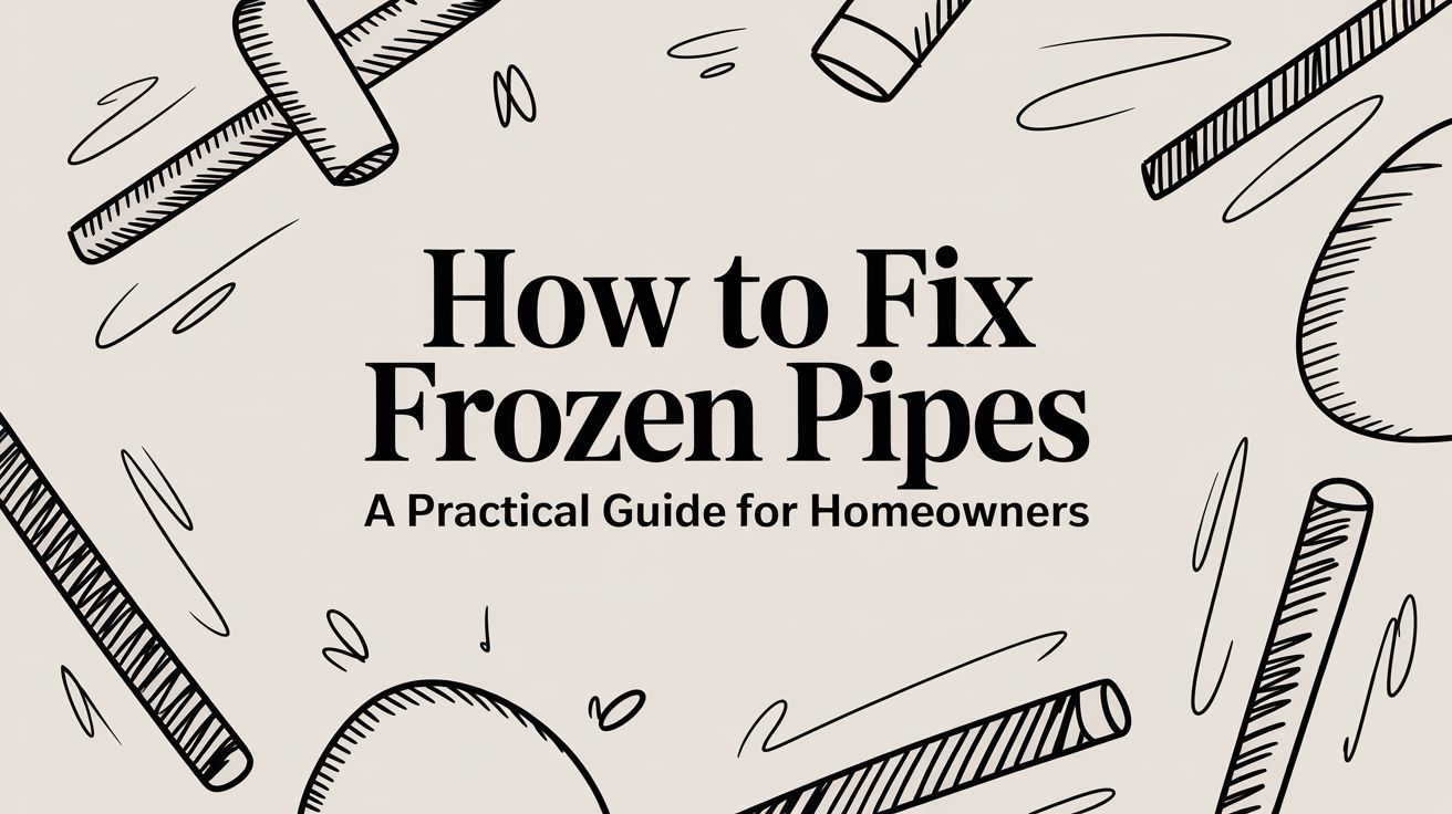 How to Fix Frozen Pipes A Practical Guide for Homeowners