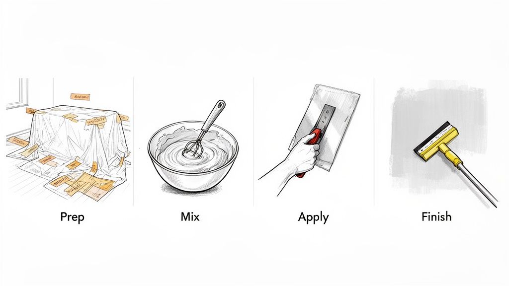 A guide to wall smoothing in Southampton, from prep to finishing touches.