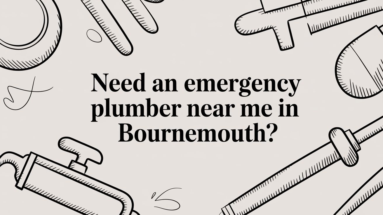 Need An Emergency Plumber Near Me In Bournemouth?