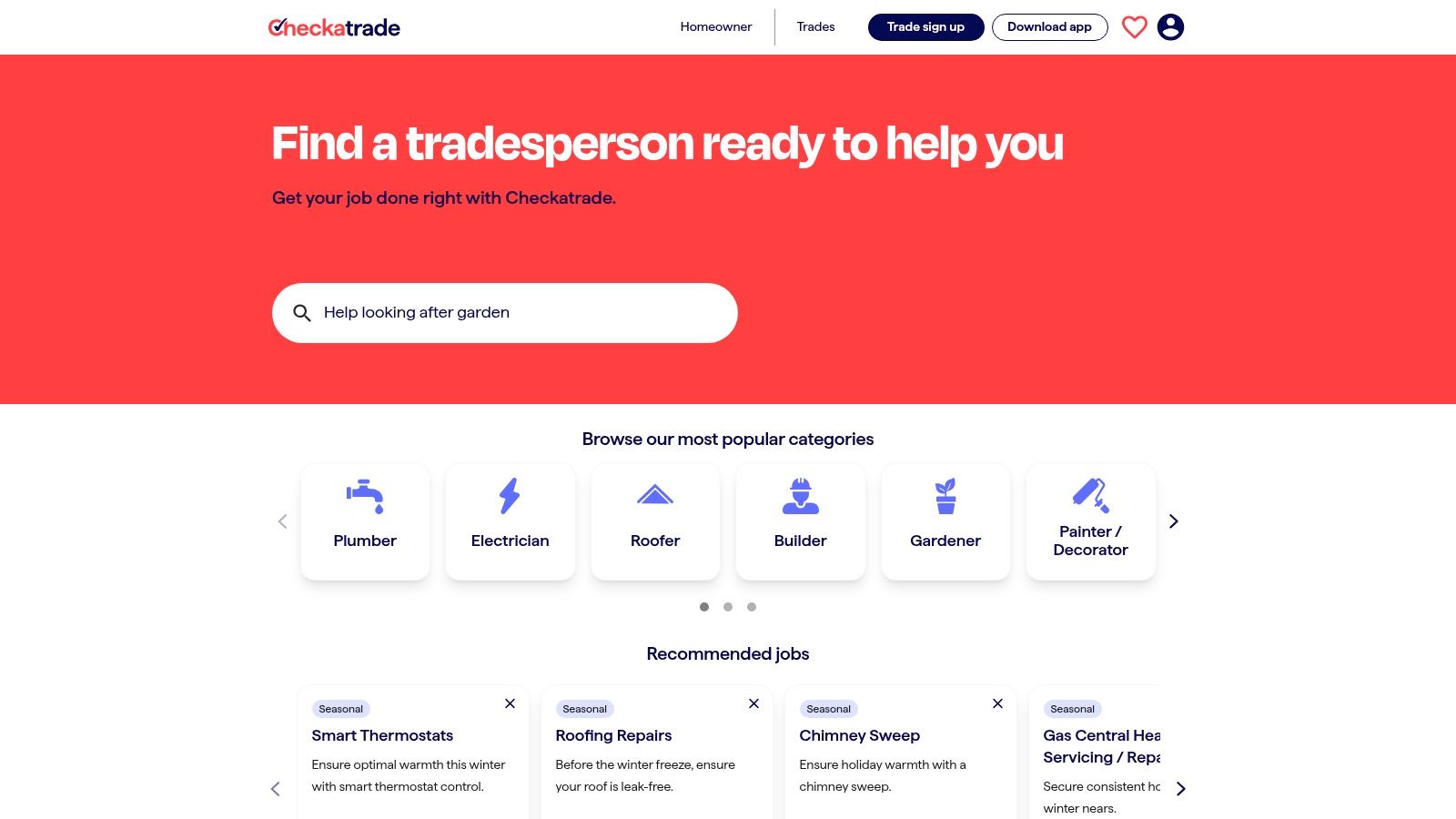 Finding local boiler installers for a Poole home on Checkatrade.