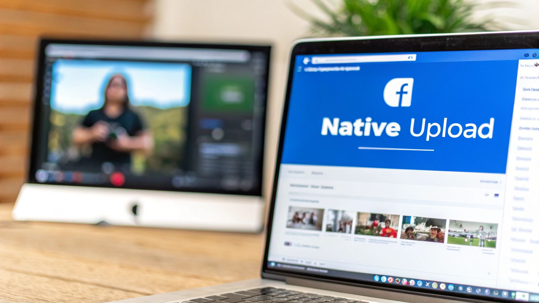 A calendar interface showing scheduled social media posts for the week.