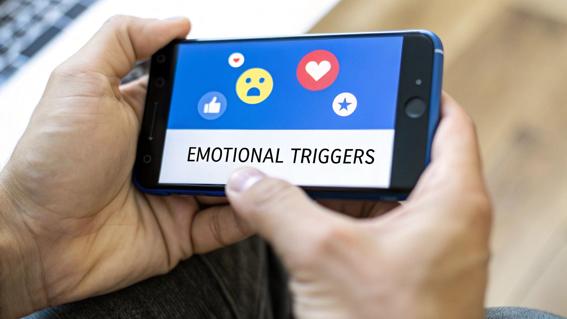 A person's brain with colorful interconnected nodes, representing the psychological triggers of sharing.