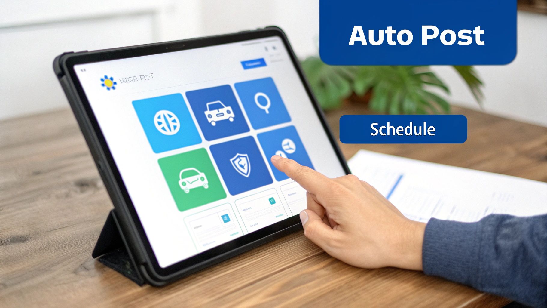Screenshot of the PostOnce interface showing YouTube to Instagram connection