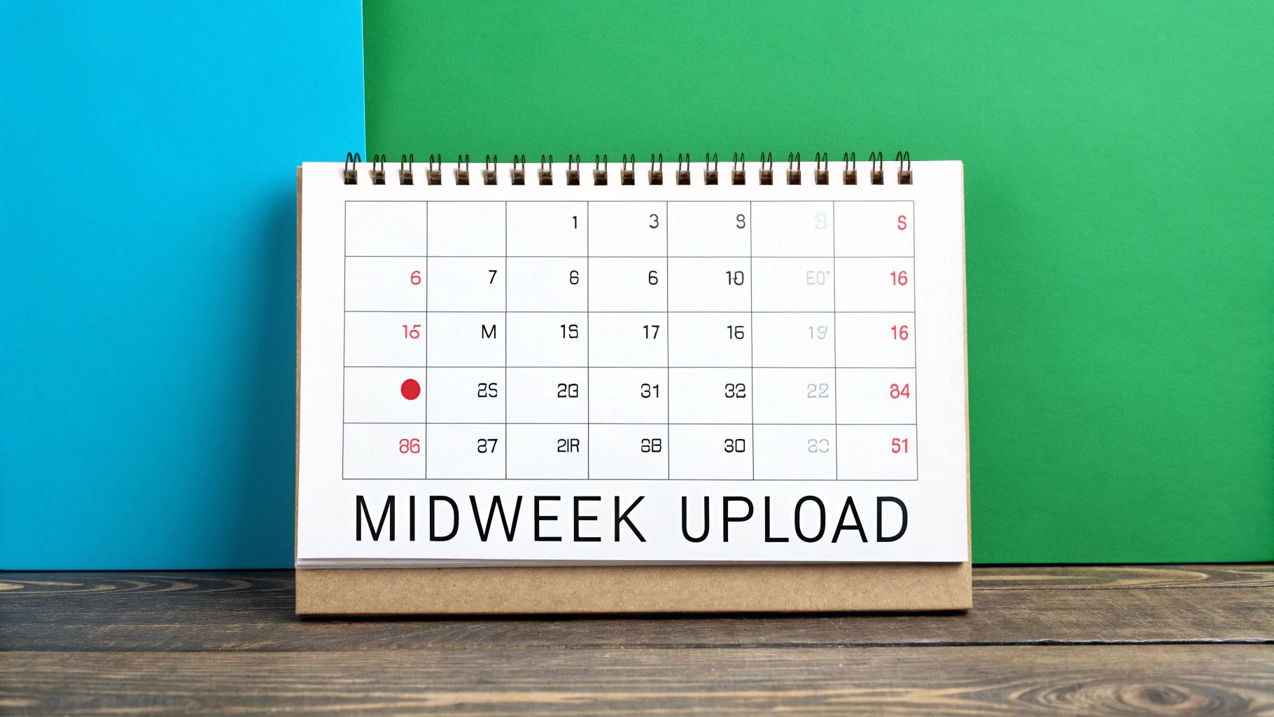 Leverage Tuesday-Thursday Upload Schedule