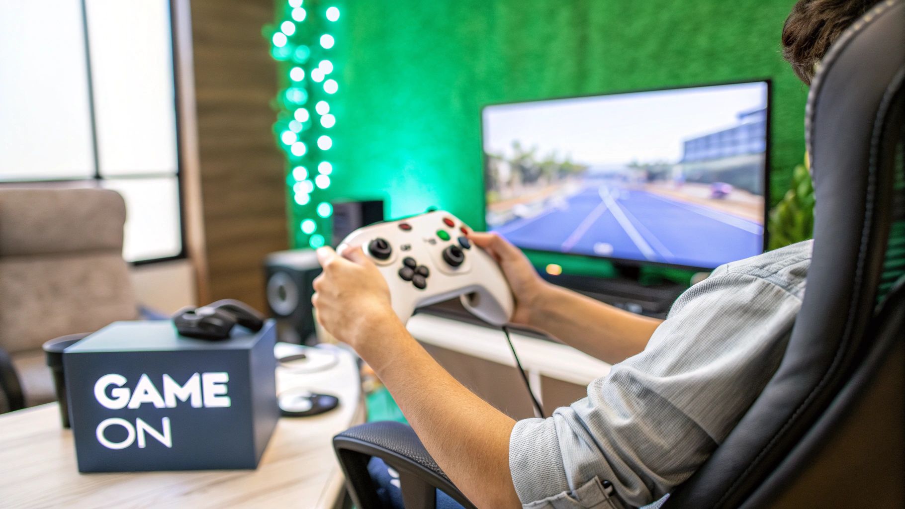 Infographic showing key data about Gaming