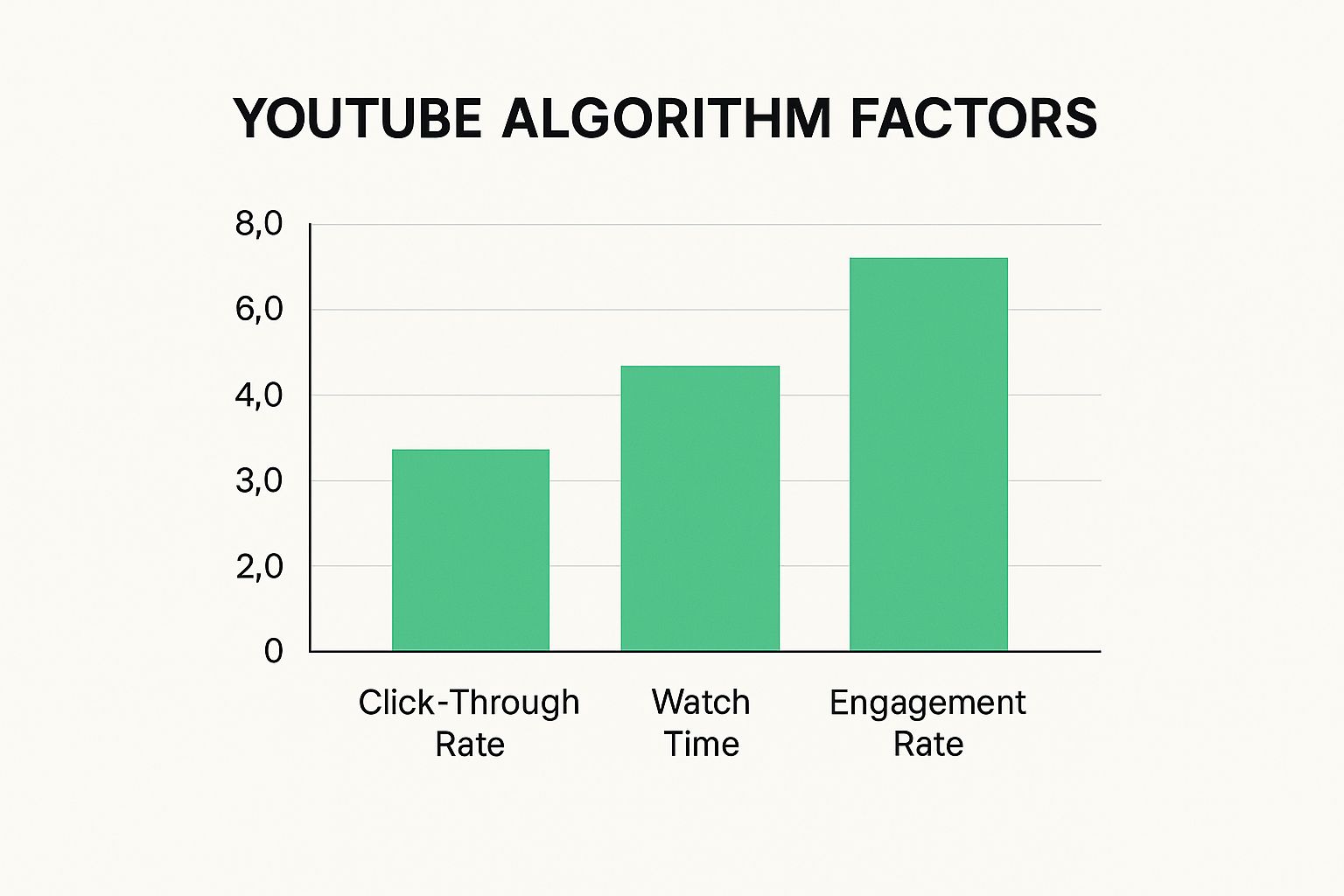 Infographic about youtube video optimization