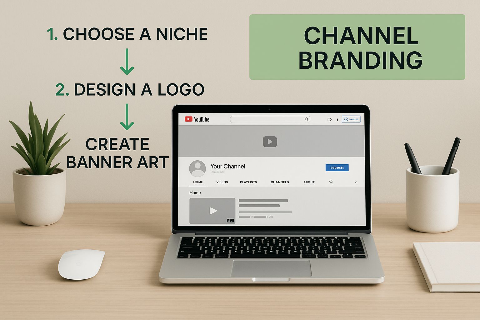 Infographic about how to promote youtube channel