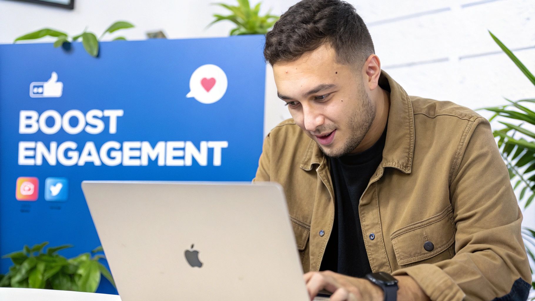 A person looking at a question mark on a laptop screen, representing common questions.