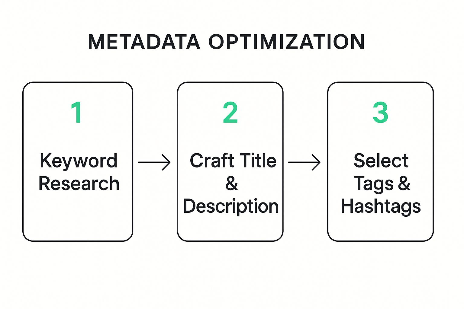 Infographic about optimize videos for youtube