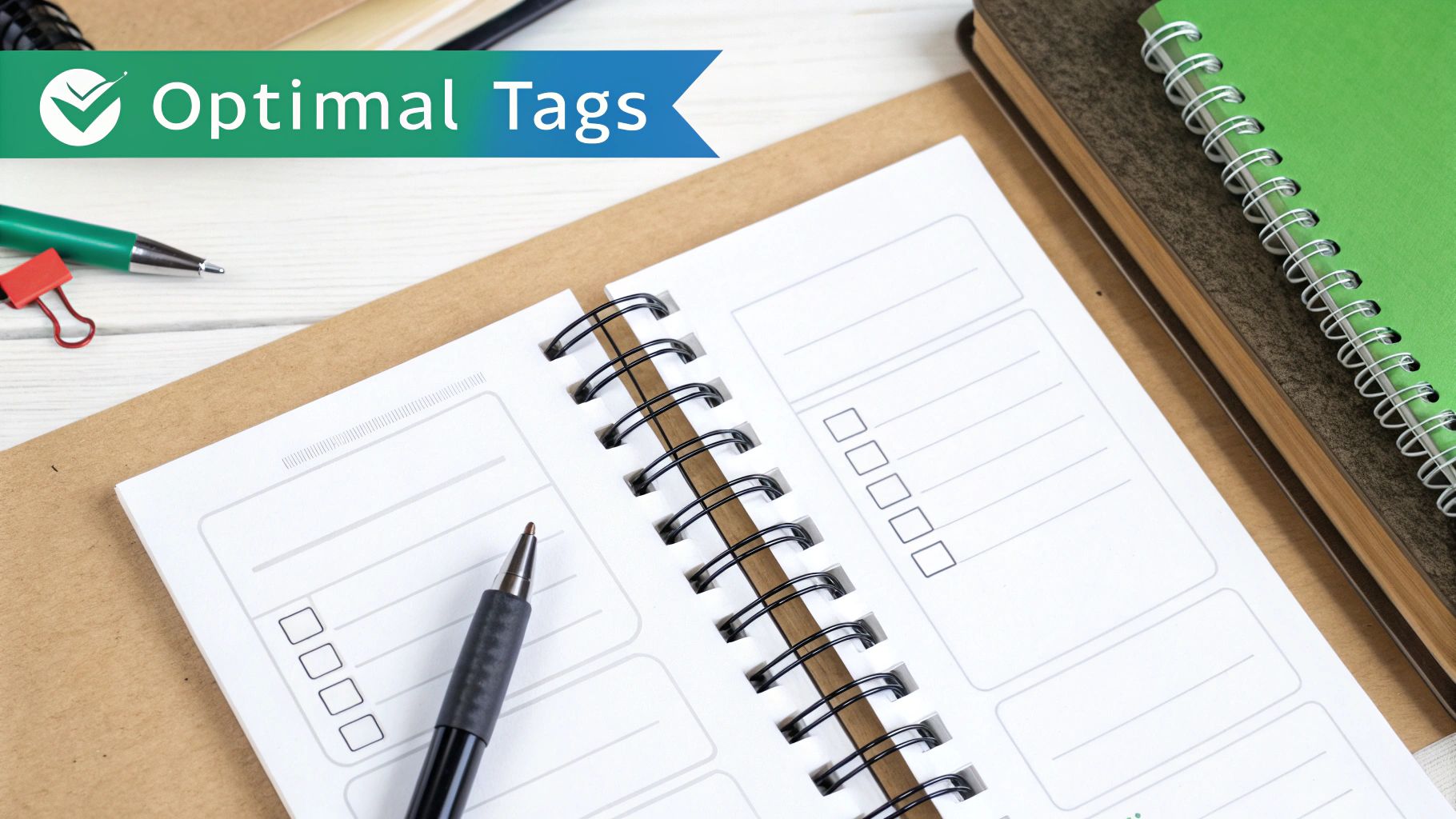 An illustration of a red 'X' over a pile of disorganized keyword tags.