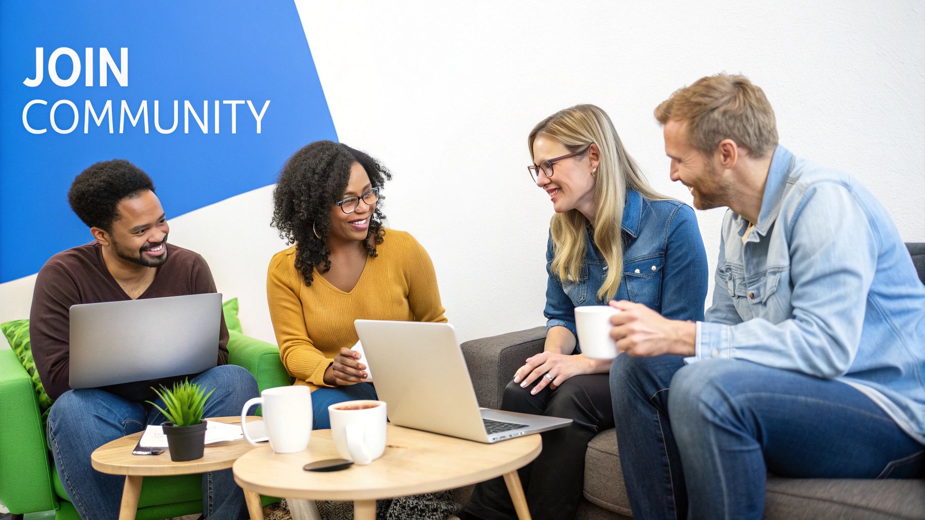 Infographic detailing the core components of a Community Building Strategy, including member empowerment, exclusive content, and feedback loops for product development.