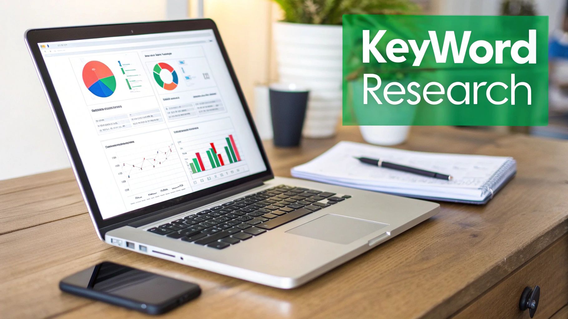 A person typing on a laptop, representing the creation of YouTube titles and descriptions.