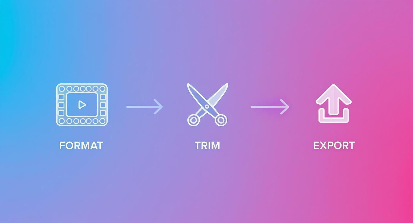 Infographic about how to post youtube videos on instagram