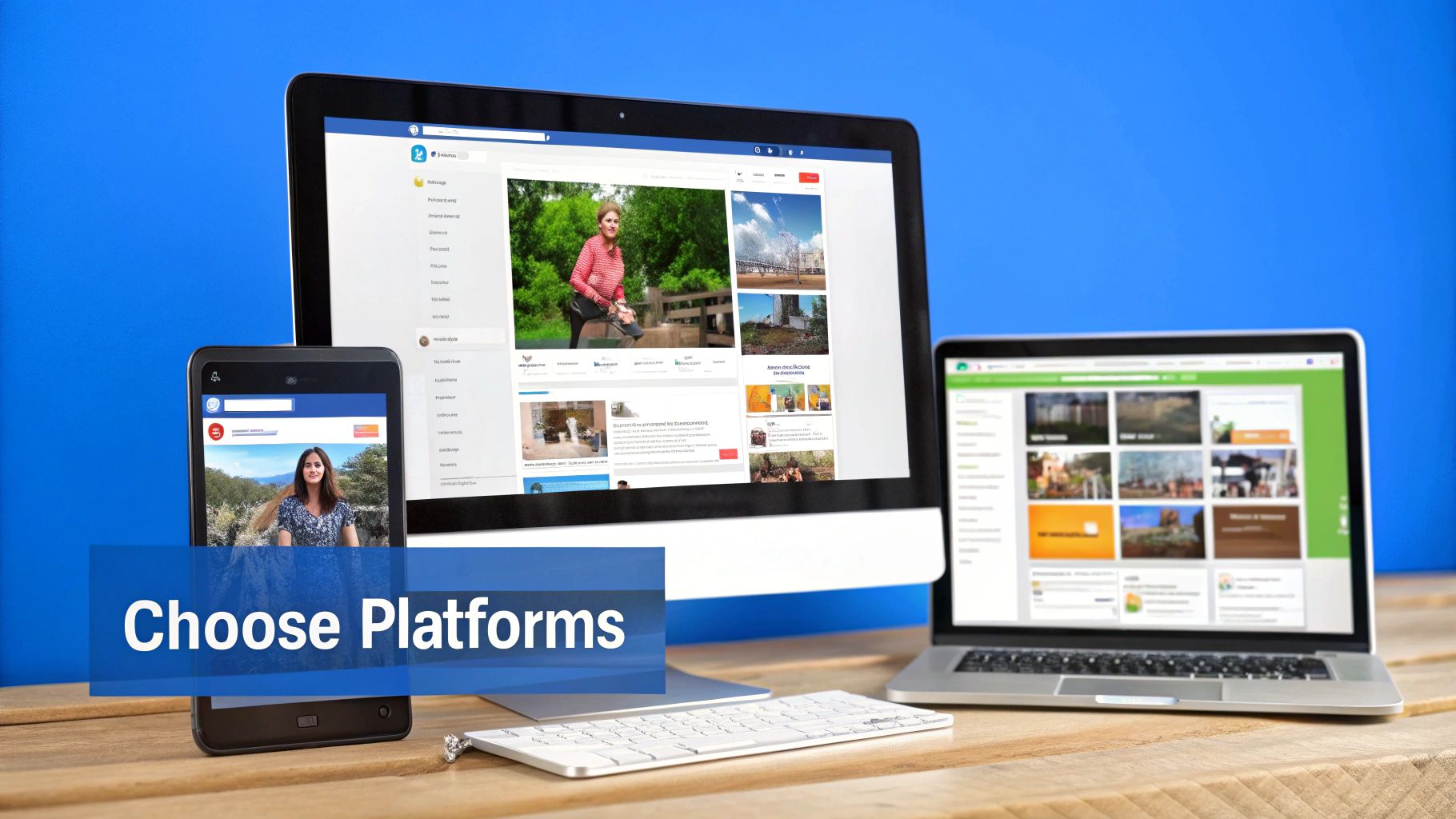 Image of graph showing social media engagement