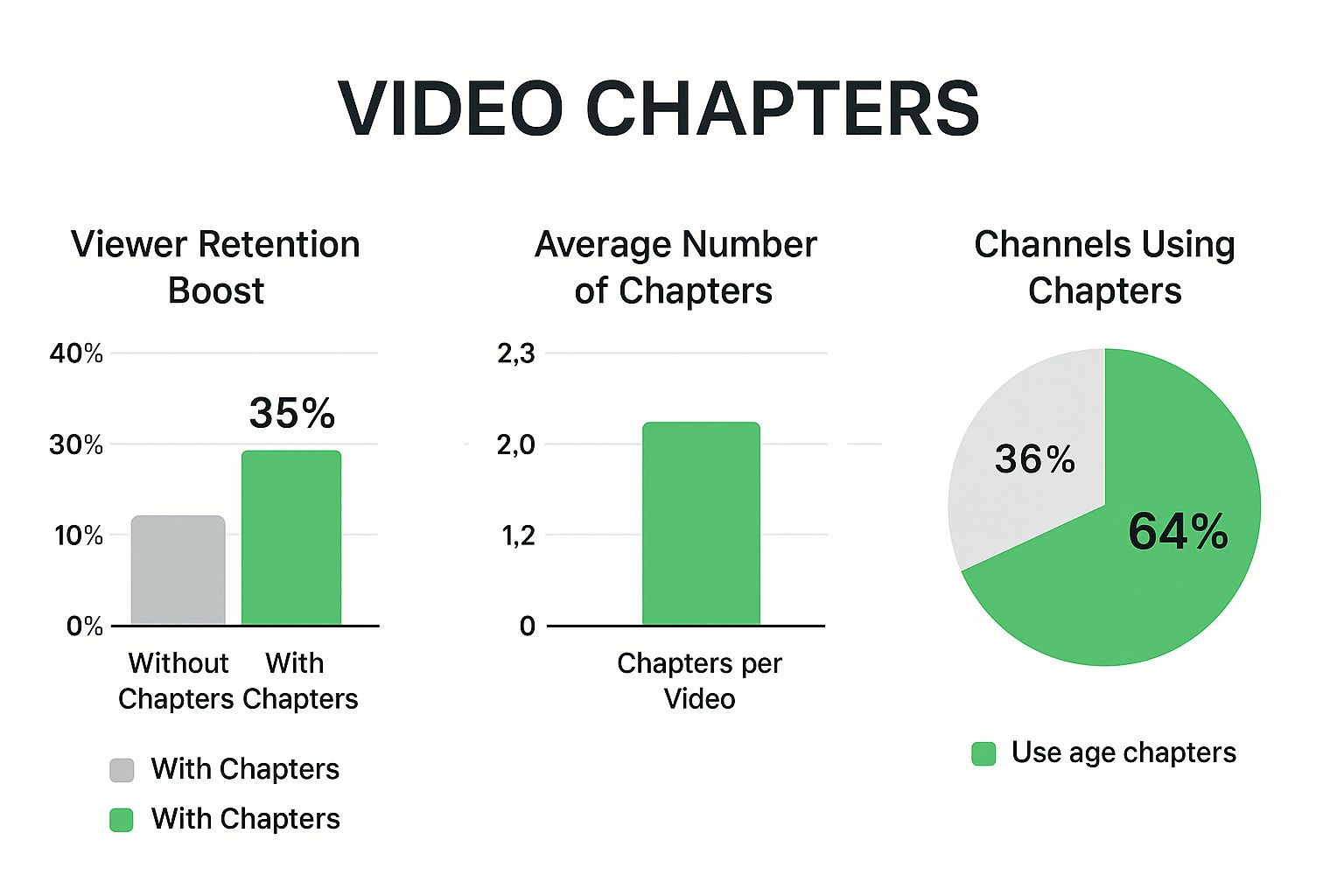 Infographic about How to create sections on YouTube?