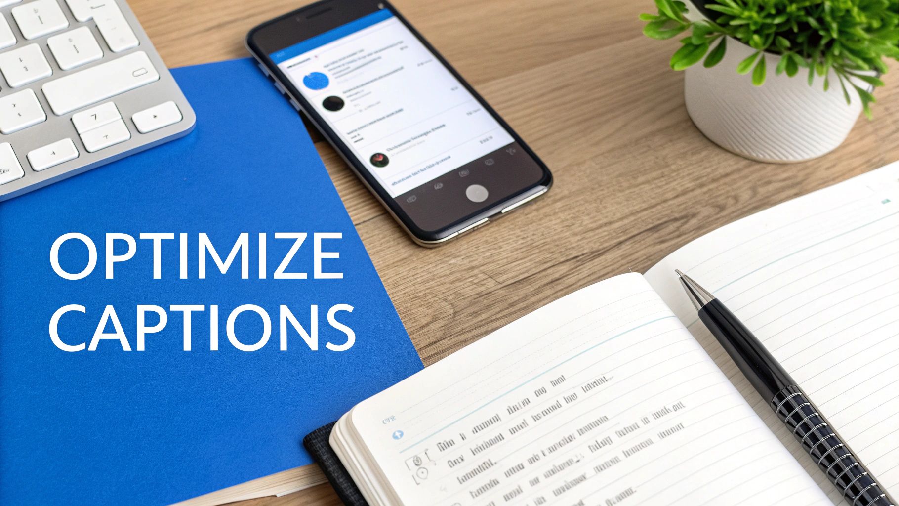 A person typing on a laptop with hashtag symbols floating around.