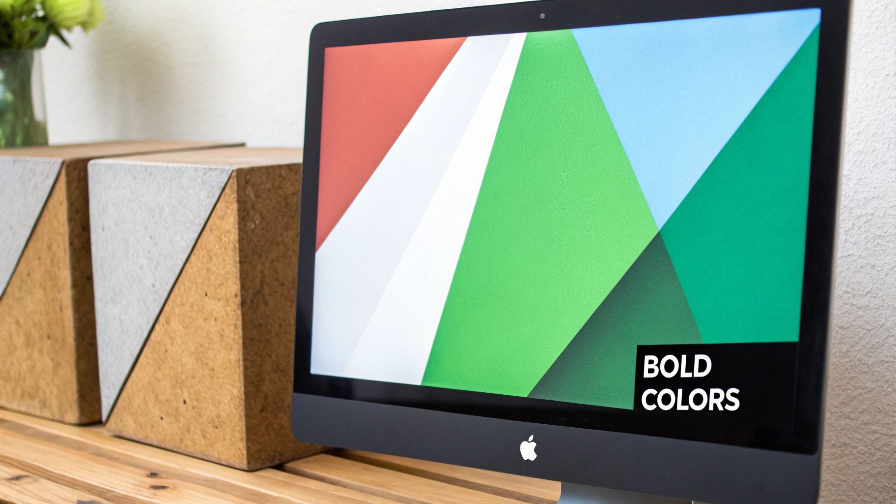 High Contrast and Bold Colors